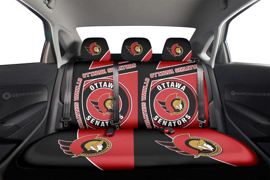 Ottawa Senators Car Back Seat Cover Custom Car Decorations For Fans - Gearcarcover - 2