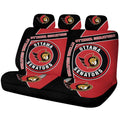 Ottawa Senators Car Back Seat Cover Custom Car Decorations For Fans - Gearcarcover - 1