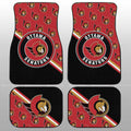 Ottawa Senators Car Floor Mats Custom Car Accessories For Fans - Gearcarcover - 1