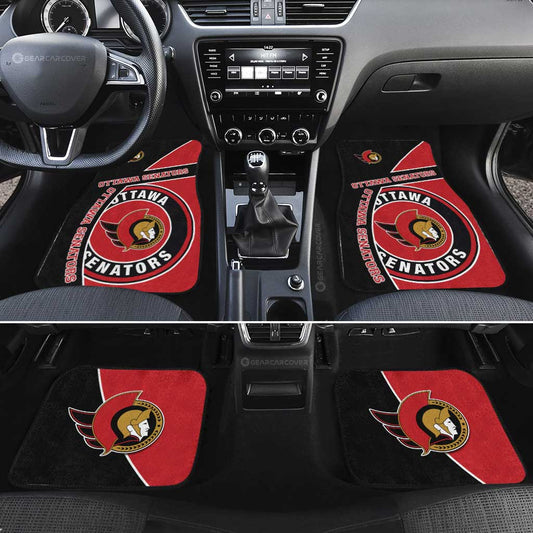 Ottawa Senators Car Floor Mats Custom Car Decorations For Fans - Gearcarcover - 2