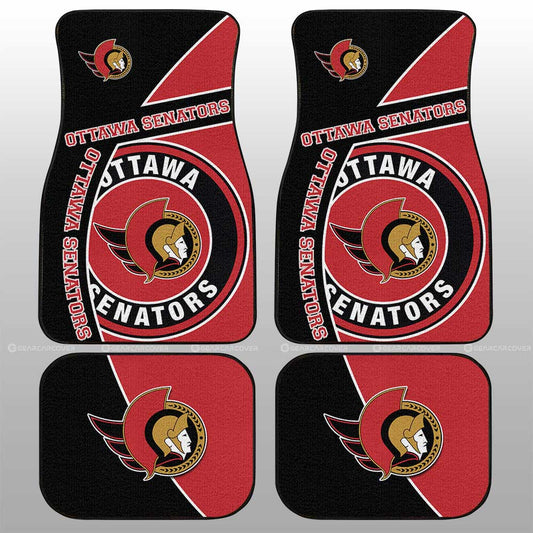 Ottawa Senators Car Floor Mats Custom Car Decorations For Fans - Gearcarcover - 1