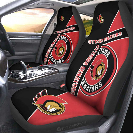 Ottawa Senators Car Seat Covers Custom Car Decorations For Fans - Gearcarcover - 2