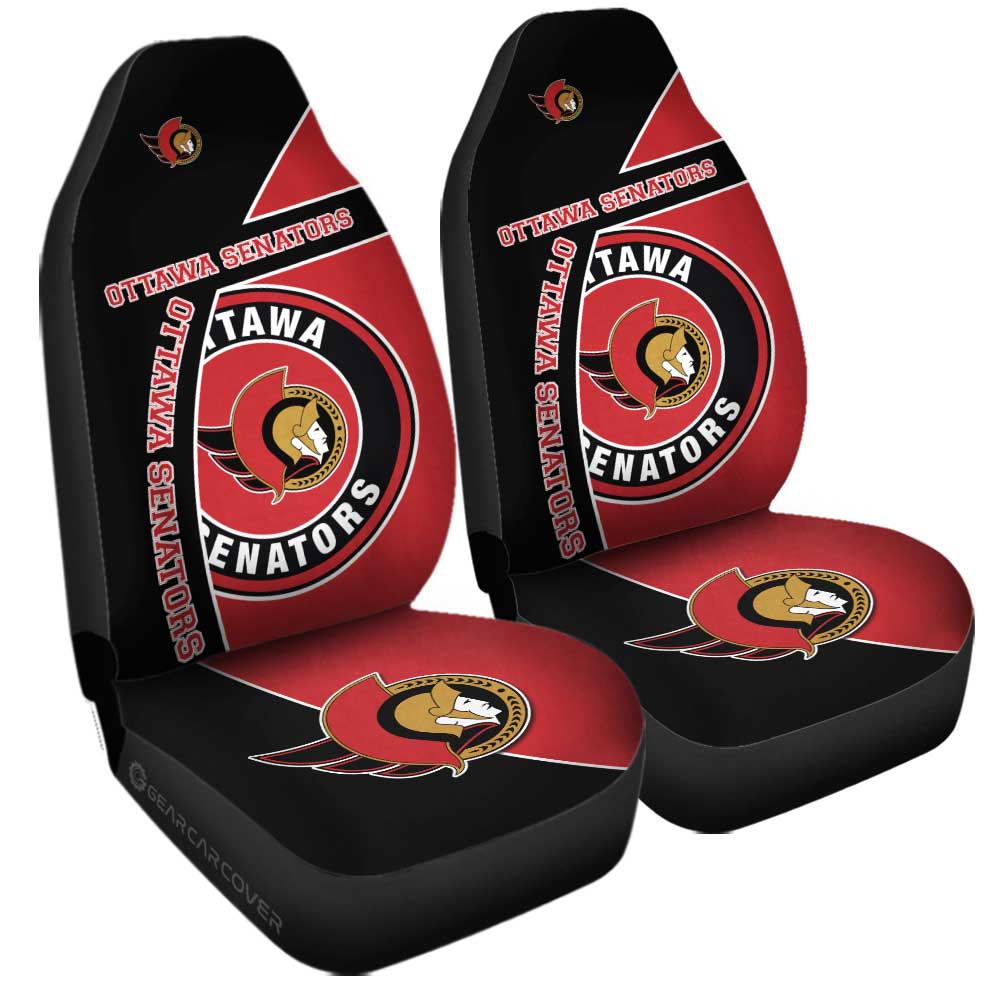Ottawa Senators Car Seat Covers Custom Car Decorations For Fans - Gearcarcover - 3