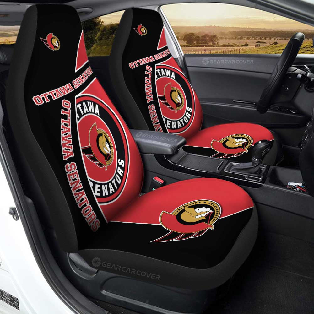 Ottawa Senators Car Seat Covers Custom Car Decorations For Fans - Gearcarcover - 1