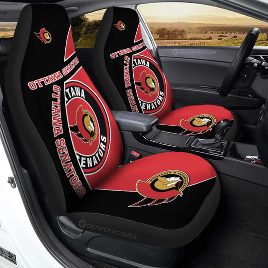 Ottawa Senators Car Seat Covers Custom Car Decorations For Fans - Gearcarcover - 1