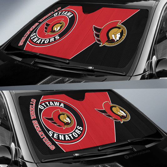 Ottawa Senators Car Sunshade Custom Car Accessories For Fans - Gearcarcover - 2