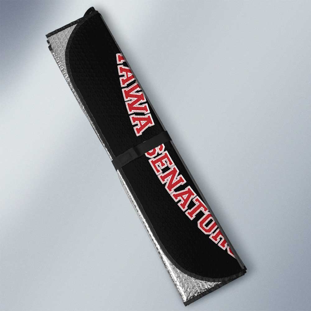 Ottawa Senators Car Sunshade Custom Car Accessories For Fans - Gearcarcover - 3
