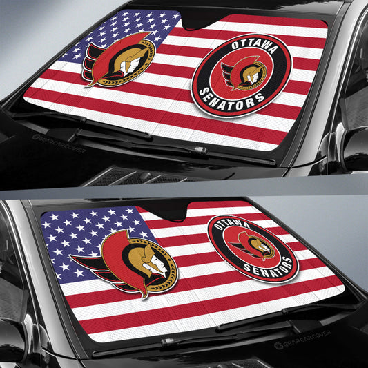 Ottawa Senators Car Sunshade Custom Car Accessories - Gearcarcover - 2