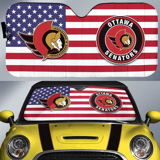 Ottawa Senators Car Sunshade Custom Car Accessories - Gearcarcover - 1