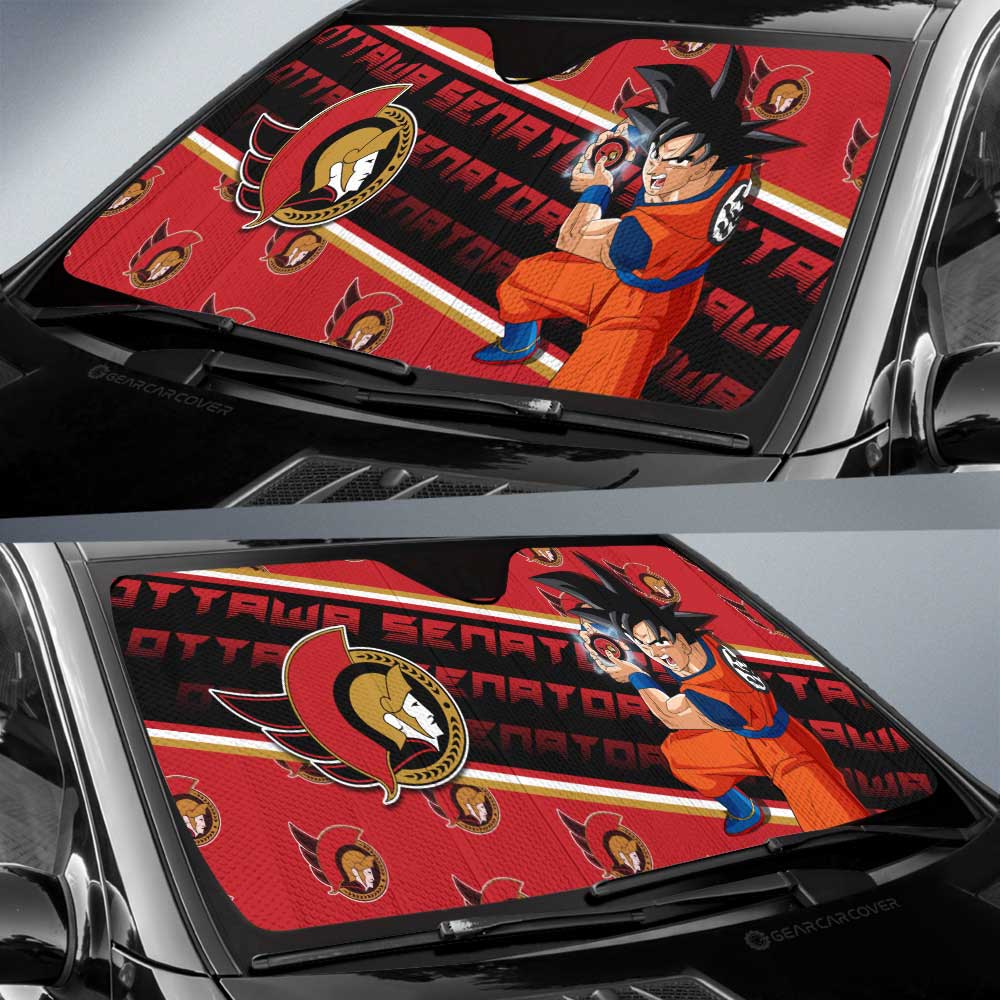 Ottawa Senators Car Sunshade Custom Car Decorations For Fans - Gearcarcover - 2