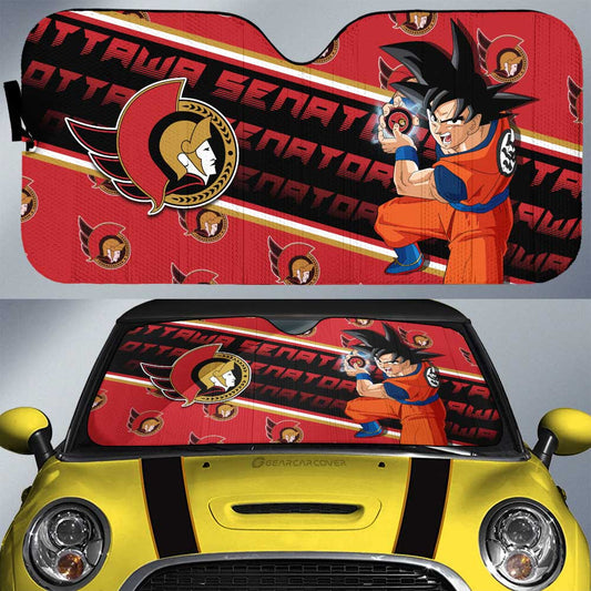 Ottawa Senators Car Sunshade Custom Car Decorations For Fans - Gearcarcover - 1