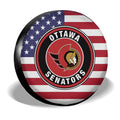Ottawa Senators Spare Tire Covers Custom US Flag Style - Gearcarcover - 3
