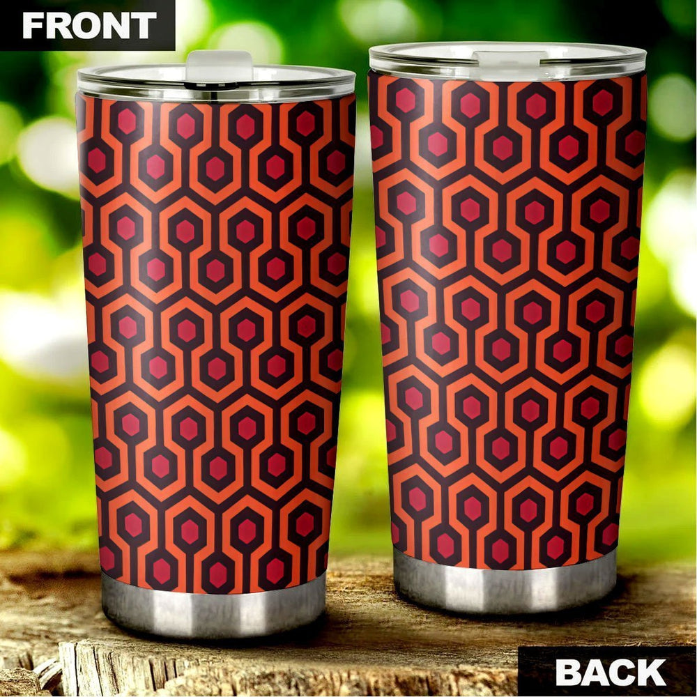 Overlook Hotel Carpet Pattern Tumbler Stainless Steel - Gearcarcover - 4