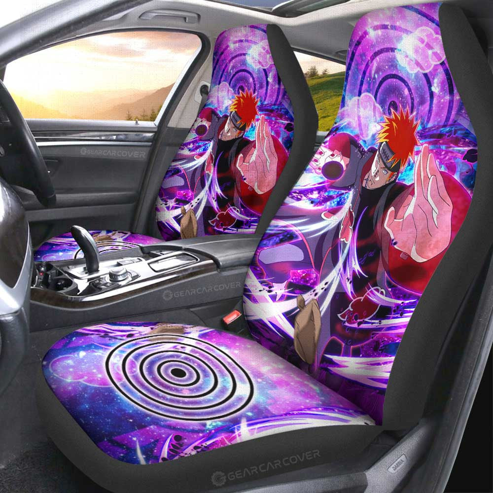 Pain Car Seat Covers Custom Sharingan Eye Car Accessories - Gearcarcover - 2