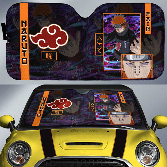 Pain Car Sunshade Custom Anime Car Accessories - Gearcarcover - 1