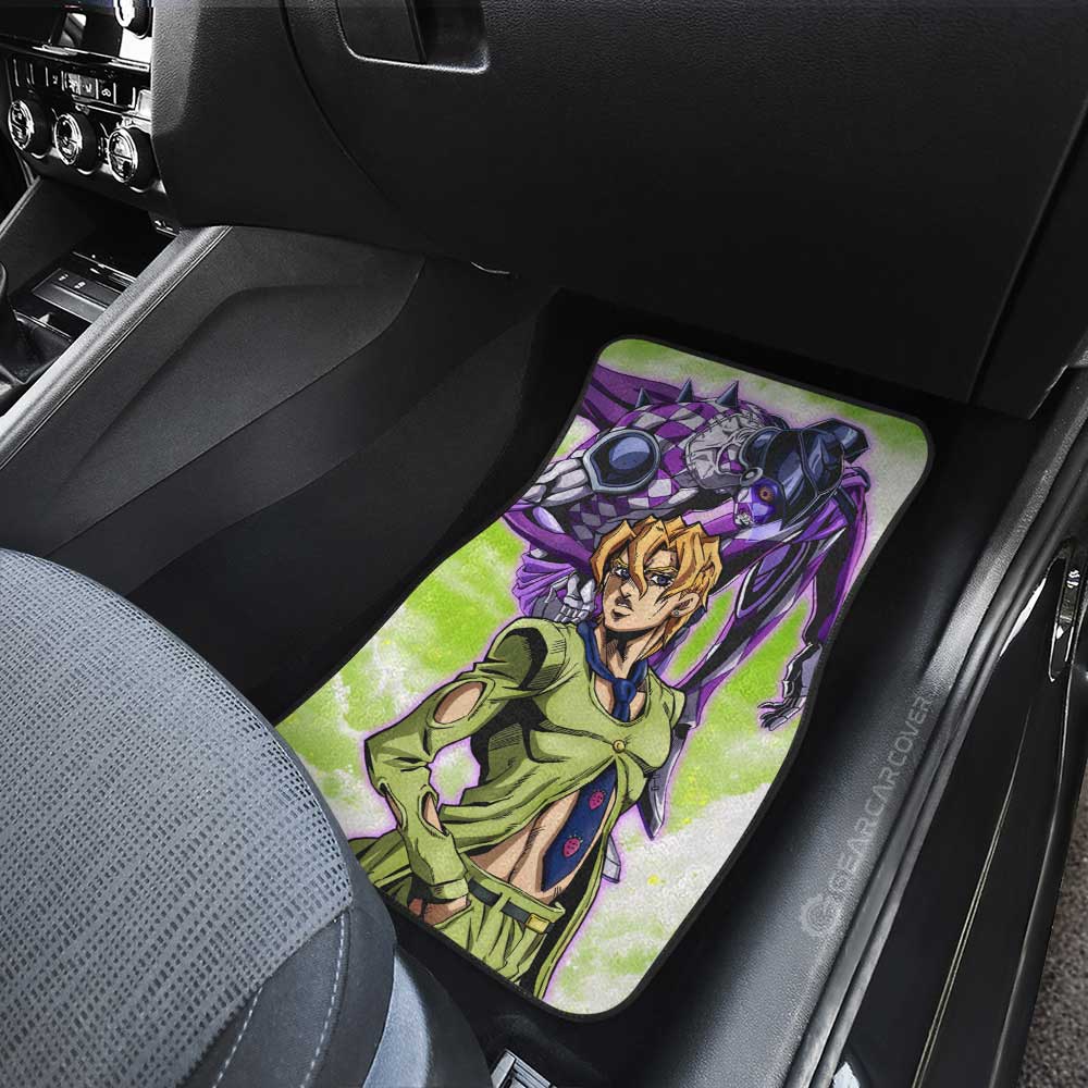 Pannacotta Fugo Car Floor Mats Custom Jojo's Bizarre Adventures Anime - Gearcarcover - 3