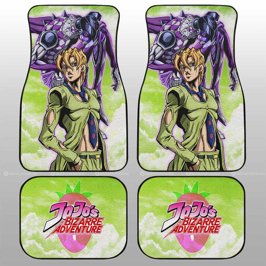 Pannacotta Fugo Car Floor Mats Custom Jojo's Bizarre Adventures Anime - Gearcarcover - 1