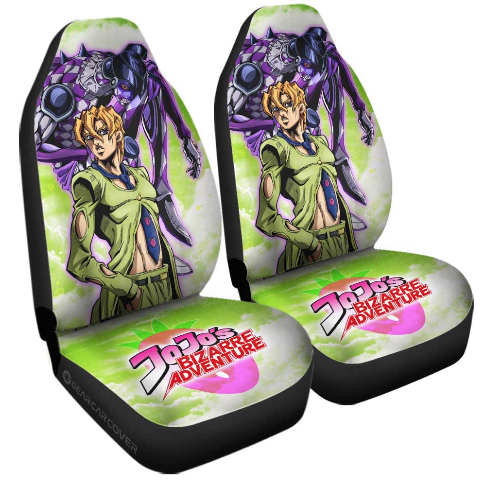 Pannacotta Fugo Car Seat Covers Custom Jojo's Bizarre Adventures Anime - Gearcarcover - 3