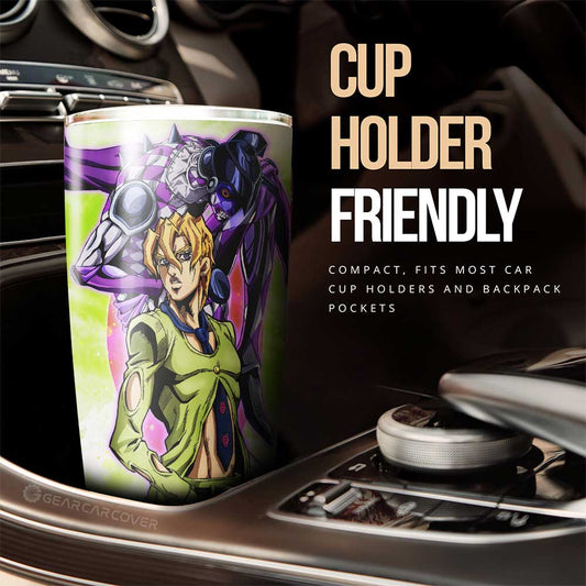 Pannacotta Fugo Tumbler Cup Custom Jojo's Bizarre Adventures Anime - Gearcarcover - 2
