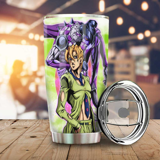 Pannacotta Fugo Tumbler Cup Custom Jojo's Bizarre Adventures Anime - Gearcarcover - 1
