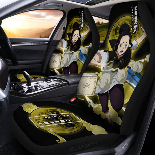 Papittson Charmy Car Seat Covers Custom Black Clover Anime Car Accessories - Gearcarcover - 2