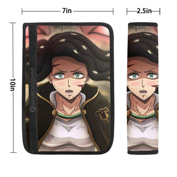 Papittson Charmy Seat Belt Covers Custom Black Clover Anime Car Accessories - Gearcarcover - 1