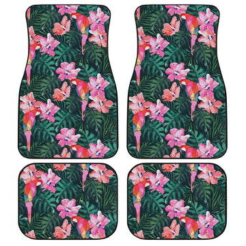 Parrot Car Floor Mats Hawaiian Tropical Car Accessories - Gearcarcover - 1