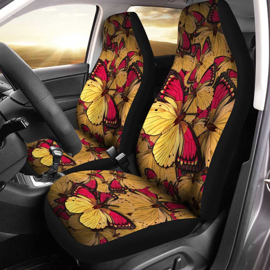 Pattern Butterfly Car Seat Covers Custom Butterfly Car Accessories - Gearcarcover - 1