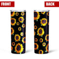 Pattern Sunflower Tall Glitter Tumbler - Gearcarcover - 2