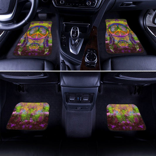 Peace Car Floor Mats Custom Dreamcatcher Beautiful Car Accessories - Gearcarcover - 2