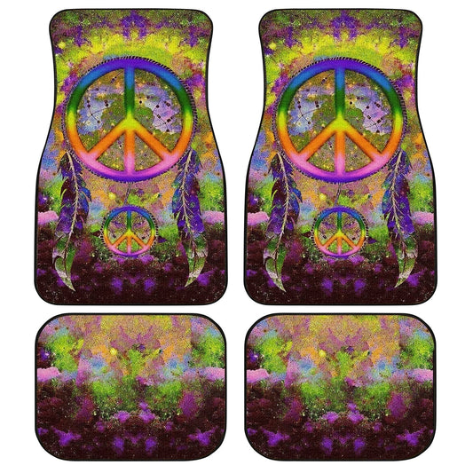 Peace Car Floor Mats Custom Dreamcatcher Beautiful Car Accessories - Gearcarcover - 1