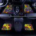 Peace Car Floor Mats Custom Love Peace Flower Car Accessories - Gearcarcover - 2