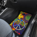 Peace Car Floor Mats Custom Love Peace Flower Car Accessories - Gearcarcover - 4