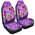 Peace Sign Car Seat Covers Custom Flower Hummingbirds Car Accessories - Gearcarcover - 3