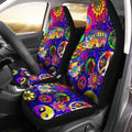 Peace Signs Car Seat Covers Pattern Custom Colorful Car Accessories - Gearcarcover - 1