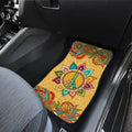 Peace Symbol Mandala Car Floor Mats Custom Yoga Car Accessories - Gearcarcover - 3