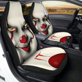 Pennywise Car Seat Covers Custom IT Clown Face Horror Car Accessories Halloween Decorations - Gearcarcover - 1