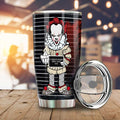 Pennywise From It Tumbler Cup Custom Horror Characters Car Interior Accessories - Gearcarcover - 1