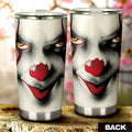 Pennywise Tumbler Cup Custom IT Clown Face Car Accessories Horror Halloween Decorations - Gearcarcover - 3