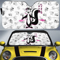 Pepé Le Pew Car Sunshade Custom Cartoon Car Accessories - Gearcarcover - 1
