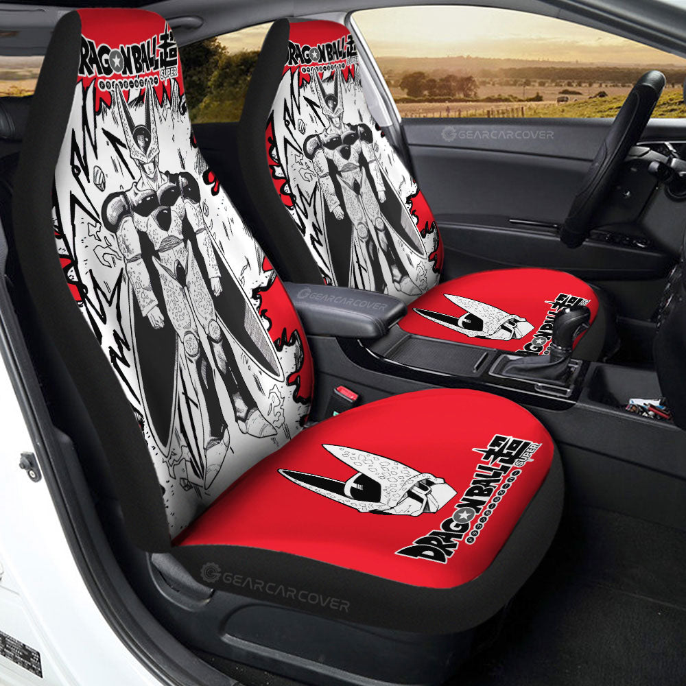 Perfect Cell Car Seat Covers Custom Dragon Ball Anime Car Accessories - Gearcarcover - 2