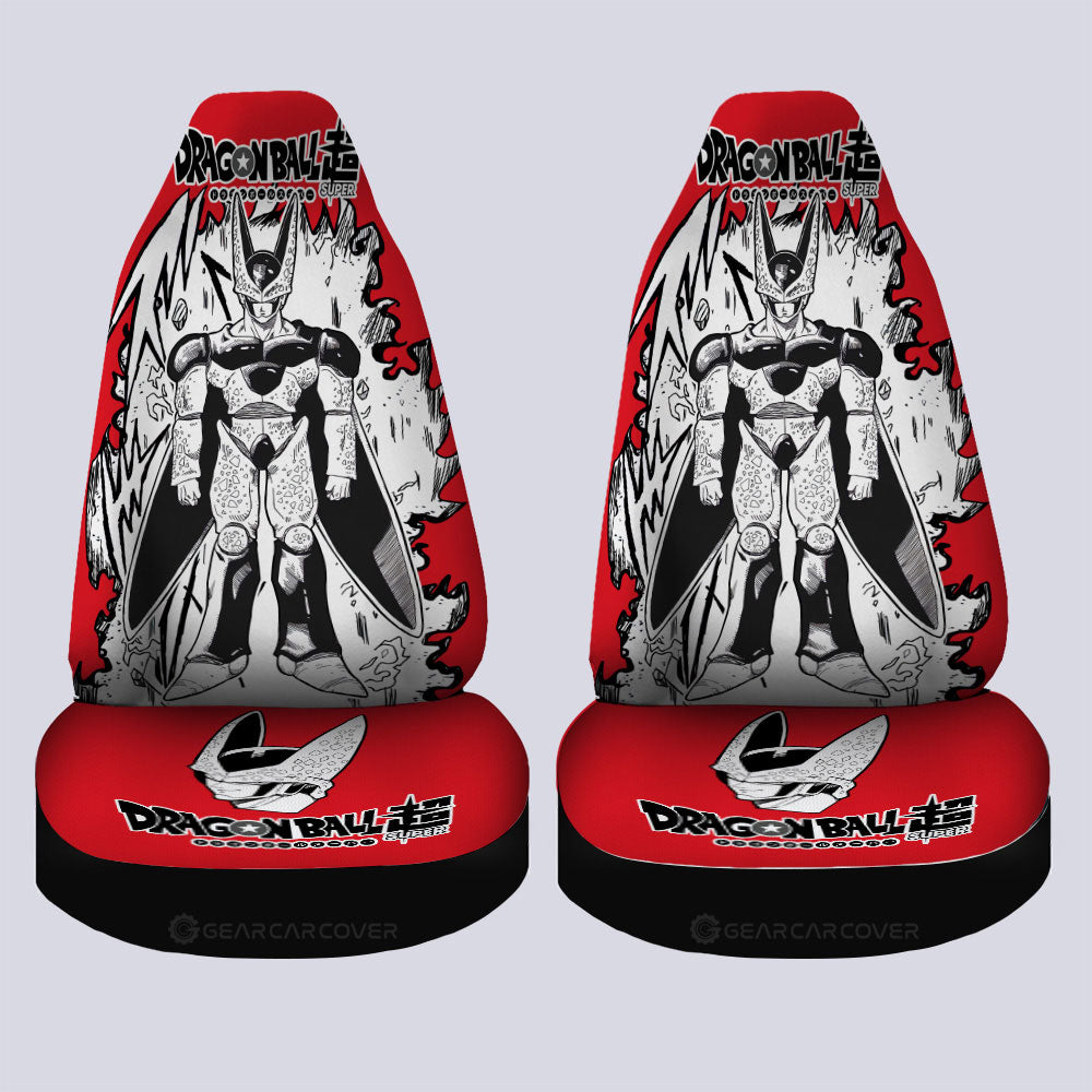 Perfect Cell Car Seat Covers Custom Dragon Ball Anime Car Accessories - Gearcarcover - 4