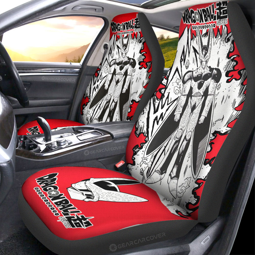 Perfect Cell Car Seat Covers Custom Dragon Ball Anime Car Accessories - Gearcarcover - 1