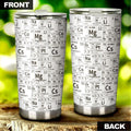 Periodic Table Of The Elements Chemistry Tumbler Stainless Steel - Gearcarcover - 2