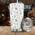 Periodic Table Of The Elements Chemistry Tumbler Stainless Steel - Gearcarcover - 1