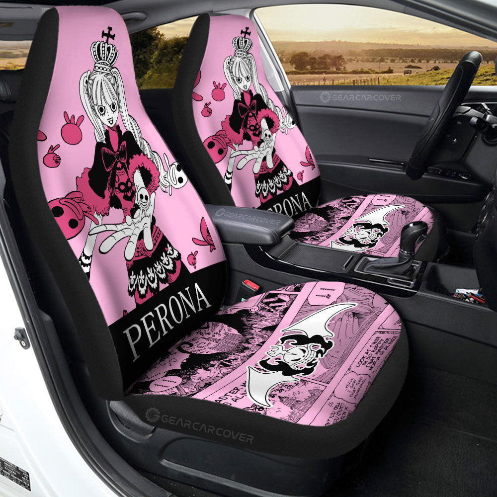 Perona Car Seat Covers Custom One Piece Anime Car Accessories - Gearcarcover - 2