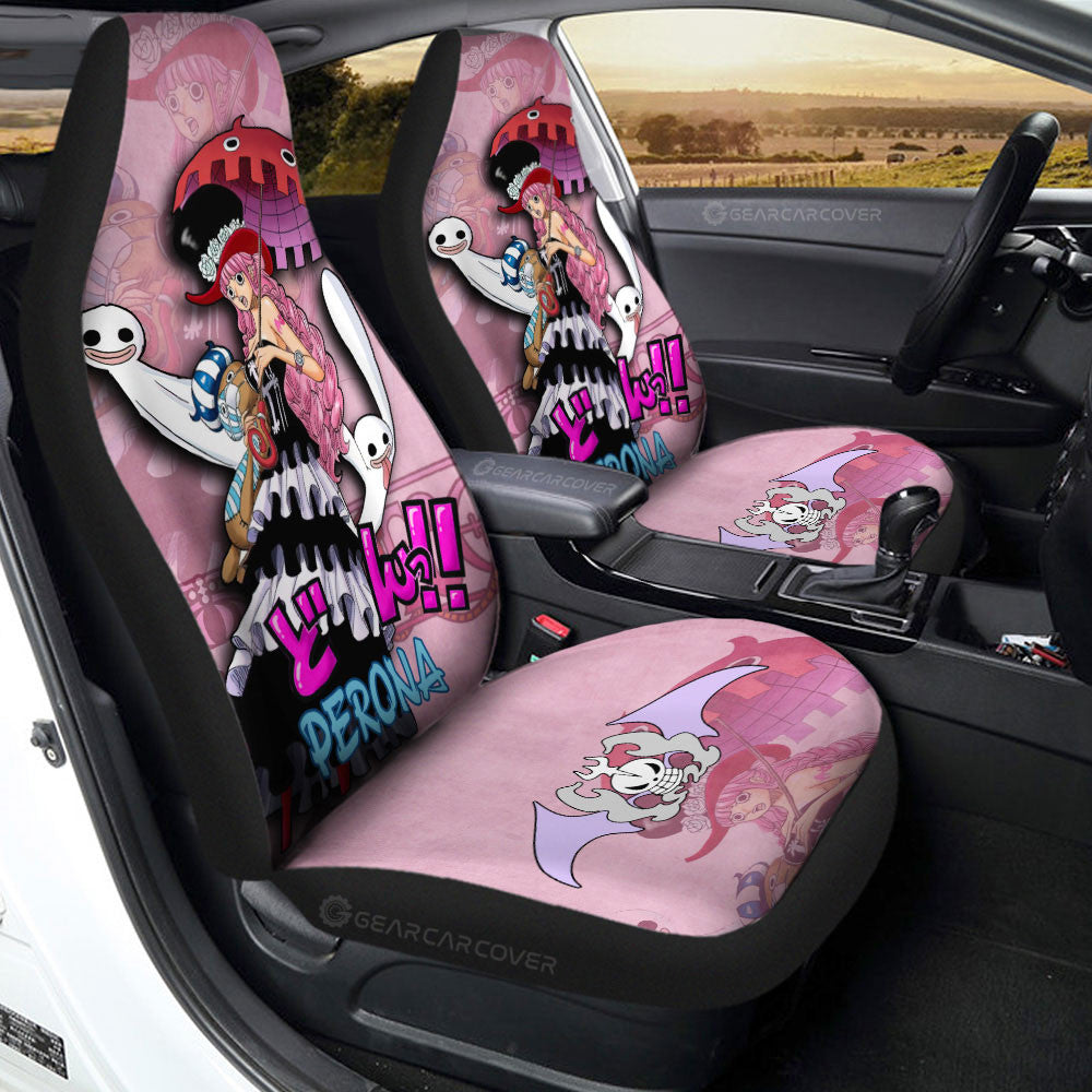 Perona Car Seat Covers Custom One Piece Anime Car Accessories - Gearcarcover - 3
