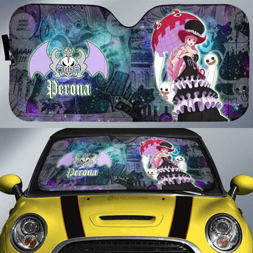 Perona Car Sunshade Custom One Piece Anime Car Accessories Manga Galaxy Style - Gearcarcover - 1