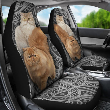 Persian Car Seat Covers Custom Cool Car Accessories For Cat Lovers - Gearcarcover - 1