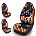 Personalized American Flag Car Seat Covers Custom Cool Pitbull Dog Car Accessories - Gearcarcover - 1